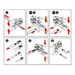 Cleste sertizat mufe retea 6P4CRJ11 6P6C/RJ12 8P8C/RJ45, UTP, FTP si telefonie NAR0010 IT2860T [5]