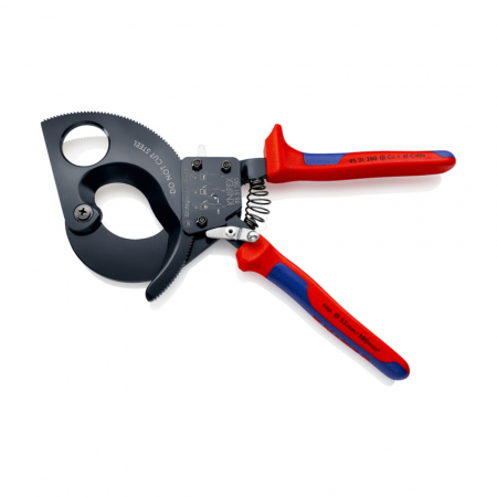 Cutter cu clichet in 3 trepte, cablu aluminiu si cupru, diametru max 52 mm, KNIPEX 95 31 280 [3]