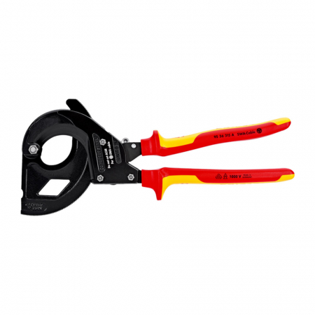 Scule - Cutter cu clichet, cablu aluminiu si cupru, diametru max 45 mm, KNIPEX 95 36 315 A