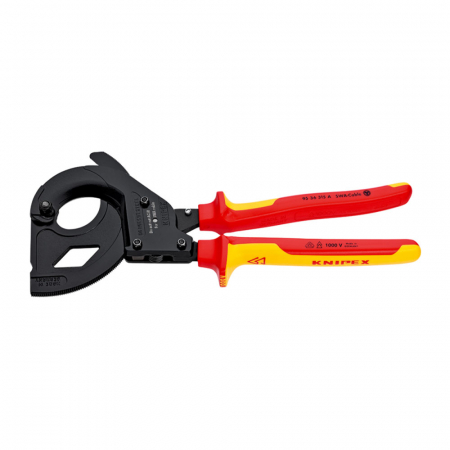 Cutter cu clichet, cablu aluminiu si cupru, diametru max 45 mm, KNIPEX 95 36 315 A [3]