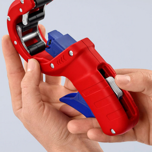 Cutter taiat tevi scurgere din plastic, diam 50 mm, 202 mm, KNIPEX 902301BK13