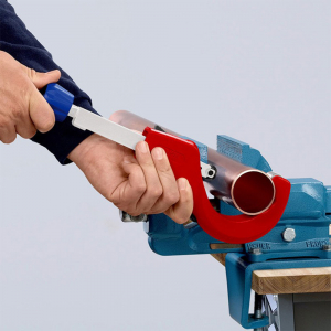 Pipe cutter, Ø 6 - 76 mm, copper, brass and stainless steel, 260 mm, KNIPEX TubiX 903103BK [9]