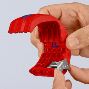 Cutter tevi plastic si mansoane etansare KNIPEX BiX, max 50 mm, KNIPEX 902210BK [16]