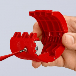 Cutter tevi plastic si mansoane etansare KNIPEX BiX, max 50 mm, KNIPEX 902210BK [15]