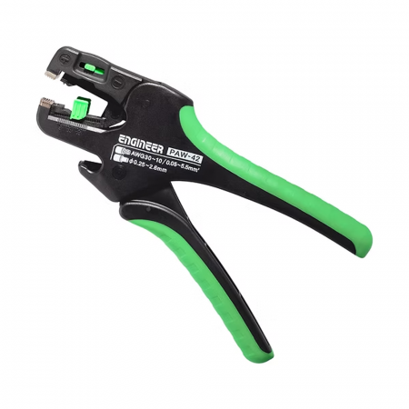 Scule de mana electricieni - Decablator semiautomat cabluri AWG de mare precizie Engineer PAW-42 Auto Wire Stripper SF, 195 mm