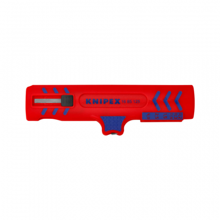 Scule de mana electricieni - Decablator Universal, cu taietor longitudinal, dezizolare profunda, 125 mm, KNIPEX 16 85 125 SB