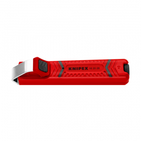 Electricians Hand Tools - Stripper for round cables, with scalpel blade, starting from Ø 8 mm, KNIPEX 16 20 28 SB