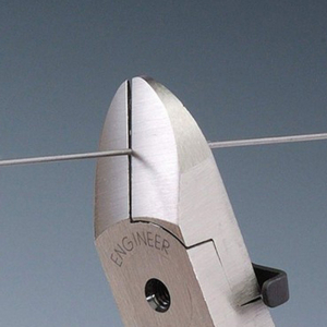 Cleste sfic taiere diagonala/dezizolare cabluri ENGINEER NK-25, 130 mm, fabricat in Japonia2
