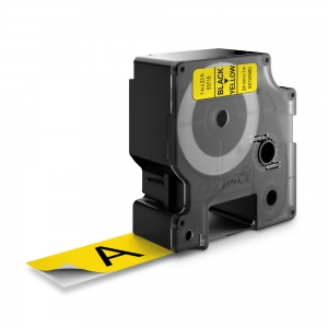 Etichete standard 24mm x 7m Dymo LabelManager D1, negru/galben S07209800