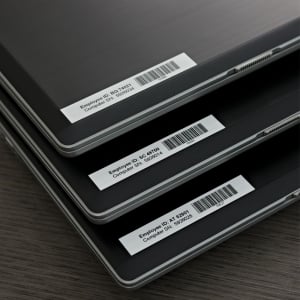Aparat etichetat (imprimanta etichete) DYMO LabelManager 210D, QWERTY si 1 caseta etichete profesionale D1, 12mm x 7m, negru/alb, S0784460, 450132