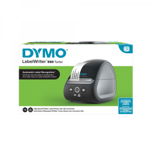Aparat etichetare DYMO LabelWriter 550 Turbo, senzor recunoastere eticheta, aparat de etichetat, viteza printare 71 etich/min, priza EU 211272310
