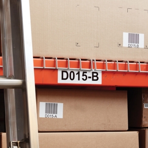 Etichete termice industriale, DYMO LabelWriter Durable, coduri de bare, 19mmx64mm, polipropilena alba, 1 rola/cutie, 900 etichete/rola, 19330852