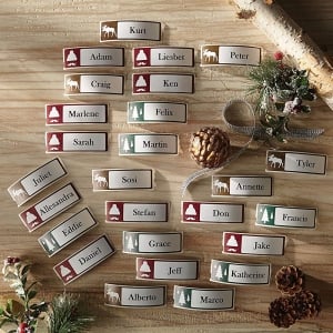 Etichete termice, DYMO LabelWriter, Lumberjack Holiday, permanente, 28mmx89mm, hartie alba, 1 rola/cutie, 130 etichete/rola, 19601015