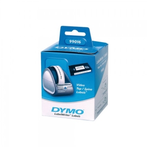 Etichete casete video/carti originale LabelWriter, albe, 2 role/cutie, Dymo LW 99016 S07224500