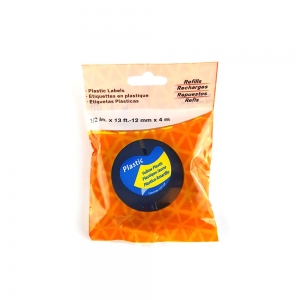 Yellow plastic labels 12mm x 4m compatible Dymo Letratag 91200 S0721510, also works with AIMO P12 Printer [5]
