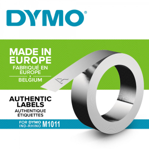Embossing metallic industrial labels DYMO, 12mmx4,8m, aluminium, 31000 S07201601