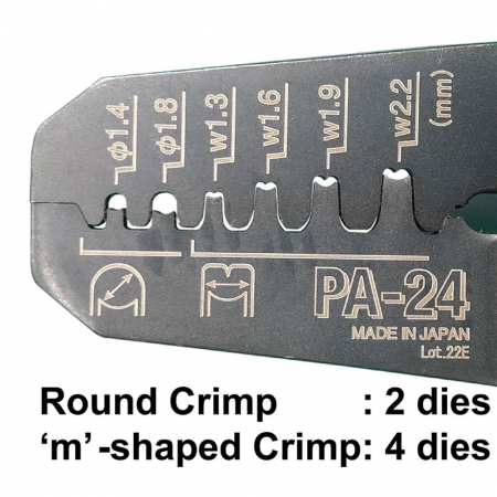 ENGINEER PA-24 Pliers for crimping micro connectors and cutting screws, 160 mm, Made in Japan [4]