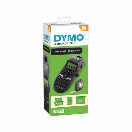Imprimanta termica portabila DYMO LetraTag LT-100H tastatura ABC include 1 banda etichete Letratag hartie alba 2174575 [16]