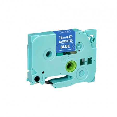 Aimo Compatible Brother TZe Tapes - Labels Aimo 3B55 HQ Compatible Brother 535 12mm X 8m White/Blue for AIMO P3200, AIMO D420BT and the entire Brother P-Touch label makers range