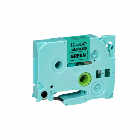 Aimo Compatible Brother TZe Tapes - Labels Aimo 3B71 HQ Compatible Brother 731 12mm X 8m Black/Green for AIMO P3200, AIMO D420BT and the entire Brother P-Touch label makers range