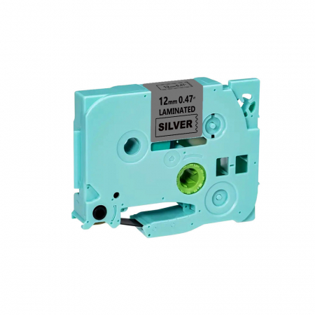 Aimo Compatible Brother TZe Tapes - Labels Aimo 3B91 HQ Compatible Brother 931 12mm X 8m Black/Silver for AIMO P3200, AIMO D420BT and the entire Brother P-Touch label makers range