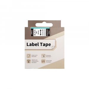AIMO labels printable magnetic paper 12mm x 1.5m, black/white, thermal transfer, J3D21 [8]