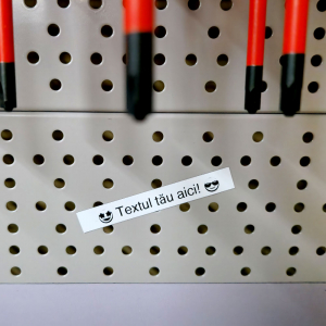 AIMO labels printable magnetic paper 12mm x 1.5m, black/white, thermal transfer, J3D21 [1]