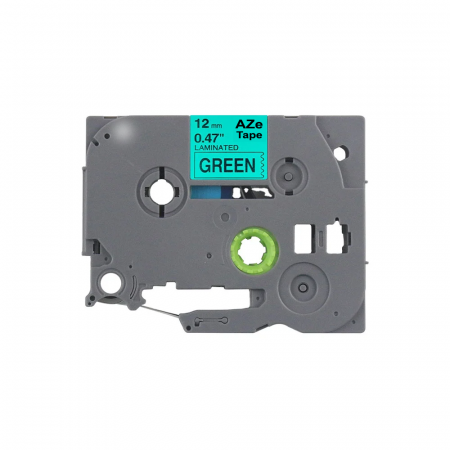 Etichete Brother TZe P-Touch - Etichete compatible Brother TZe-731 12mm x 8m negru/verde caseta gri