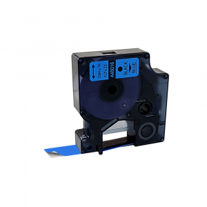 Banda etichete universala 12mm x 7m, negru/albastru S0720560 450160