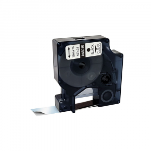 Banda etichete universala 12mm x 7m, negru/transparent S0720500 450100