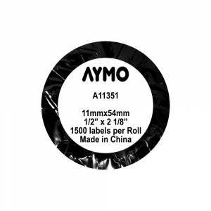 Jewelry labels white paper 11mm x 54mm non-adhesive bridge compatible Dymo 2191635 11351 [6]