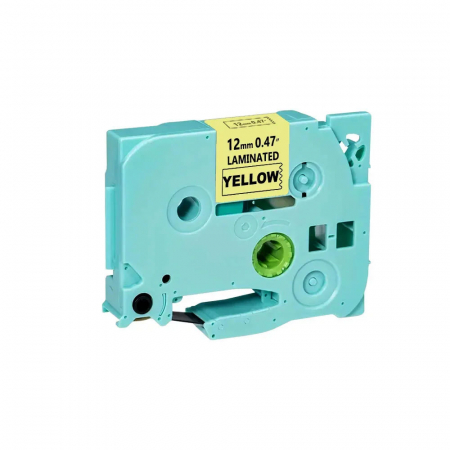 Brother TZe P-Touch Labels - Cable tags Aimo FX3B61 HQ Compatible Brother TZe-FX631 12mm X 8m Black/Yellow for printer AIMO P3200, AIMO D420BT and the whole range of devices labeled Brother P-Touch