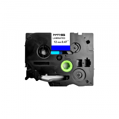 Etichete Aimo Compatibile Brother TZe - Etichete SG compatibile Brother TZe-531 12mm x 8m negru albastru Sanco Grup SG