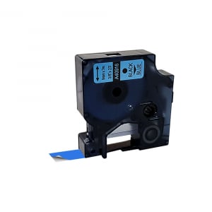 Etichete - Etichete 9mm x 7m negru/albastru compatibile Dymo S0720710 40916, pentru gama Dymo Labelamanger si Aimo D1600 