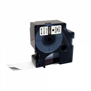 Lichidare de stoc - Etichete 24mm x 7m negru/alb compatibile Dymo S0720930 53713, pentru gama Dymo Labelamanger 