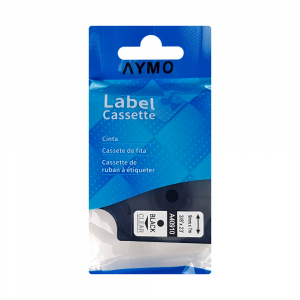 Etichete 24mm x 7m negru/transparent compatibile Dymo S0720920 53710, pentru gama Dymo Labelamanger  [3]