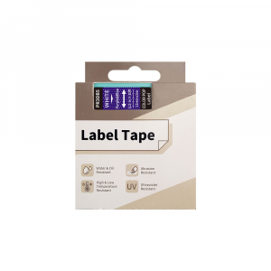 Etichete cu sclipici AIMO color pop 12mm x 3m, alb/albastru, AIMO D1600, PR3DB5 [1]
