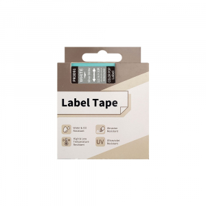 AIMO glitter labels color pop 12mm x 3m, white/silver, AIMO D1600, PR3D95 [1]