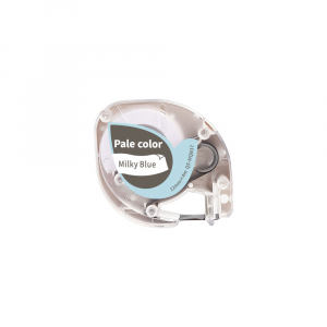 Etichete Aimo P12 compatibile Letratag - Etichete pastel Dymo Letratag  gri/albastru pastel compatibile 12mm x 4m AIMO S0721650 91205