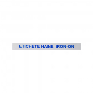 Etichete haine Iron-On 12mm x 2m, albastru/alb, 18769 S0718850 18773 187773