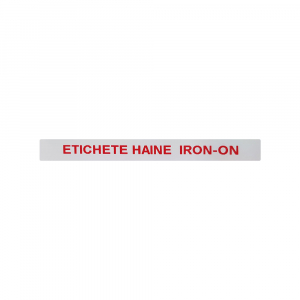 Etichete haine Iron-On 12mm x 2m, rosu/alb, 18769 S0718850 18773 187773