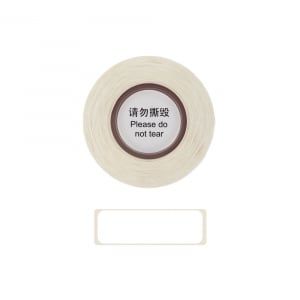 Etichete termice adezive inguste D30S 12 x 30mm, hartie termica ecologica, 210 etichete/rola0