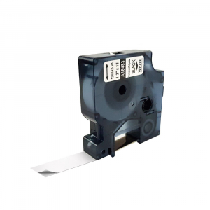 Etichete Poliester suprafete plane - Etichete poliester alb 12mm x 5.5m compatibile Dymo 18483 S0718060 16959