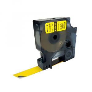 Etichete universale vinil galben 12mm x 5.5m, 184320