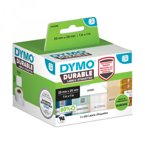 Lichidare de stoc - Etichete patrate Durable DYMO LabelWriter 25 x 25 mm DYMO LW 2112286 1933083