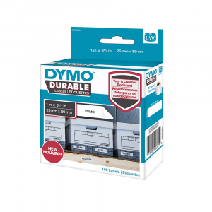 LabelWriter Durable 25 x 89 mm plastic industrial labels, Dymo LW 19762000