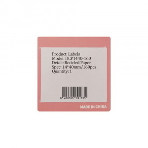 Etichete termice adezive late D30S 14 x 40mm, albe, hartie termica ecologica, 160 etichete/rola5