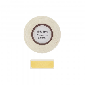 Etichete termice adezive late D30S 14 x 40mm aurii, hartie termica ecologica, 160 etichete/rola0