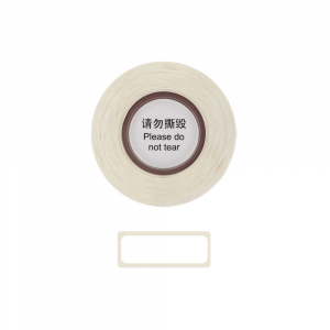 Etichete termice adezive late D30S 14 x 50mm, albe, hartie termica ecologica, 130 etichete/rola0