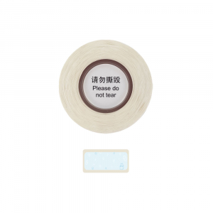 Etichete termice adezive D30S 14 x 50mm model HAMSTER preimprimat, albe, hartie termica ecologica, 130 etichete/rola0